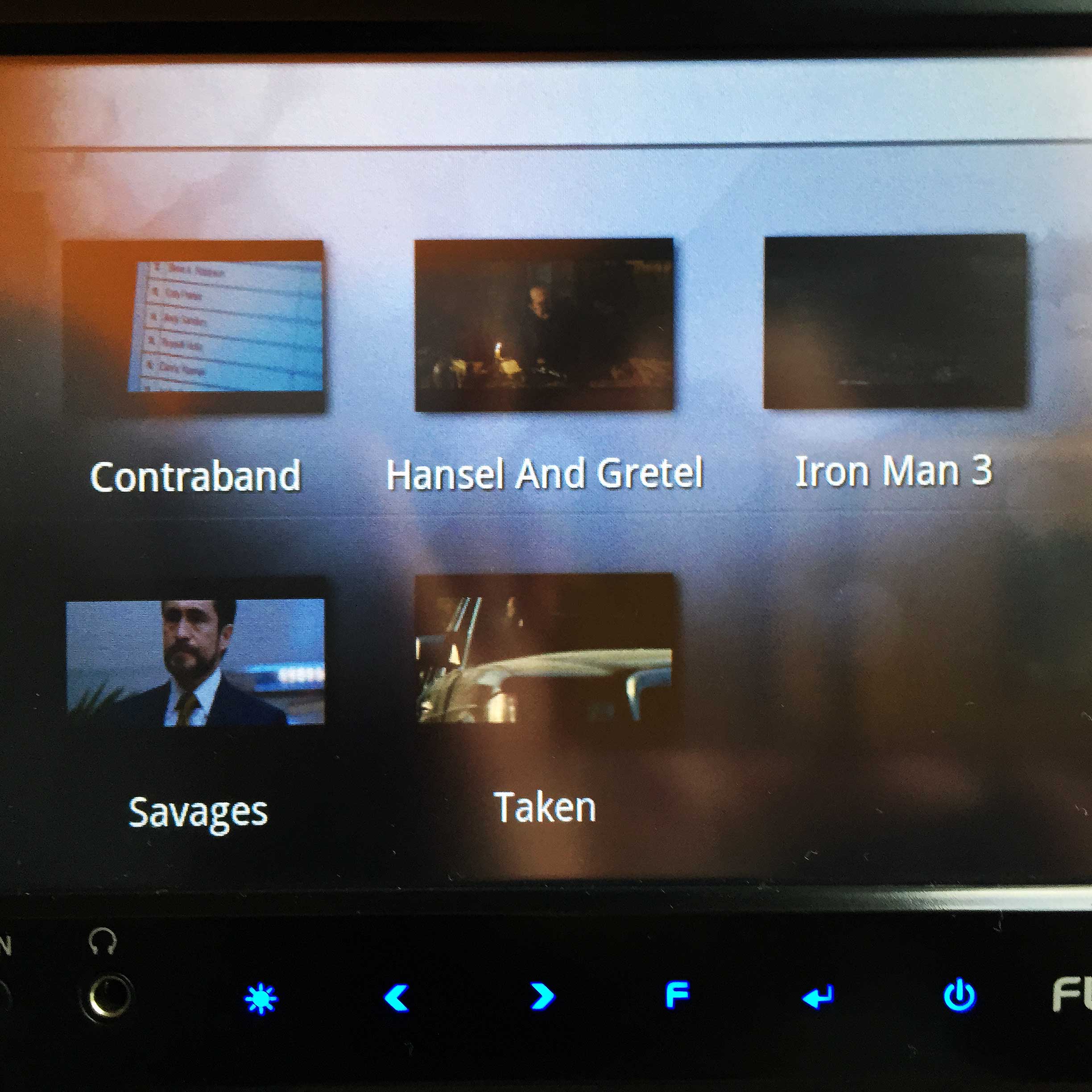 The movie "Taken" on the bus to Bulgaria