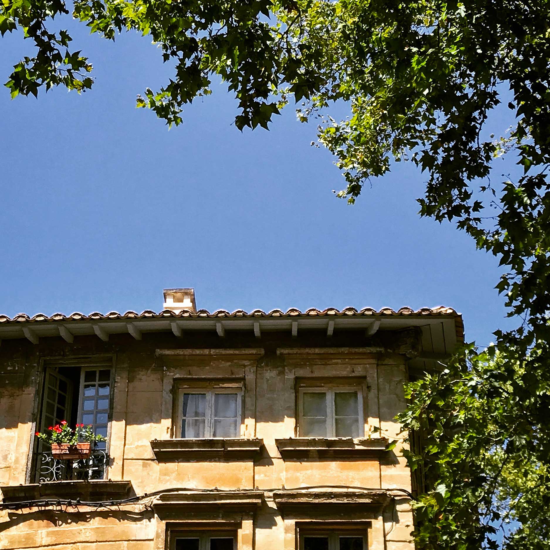 Pretty balcony in Avignon, France