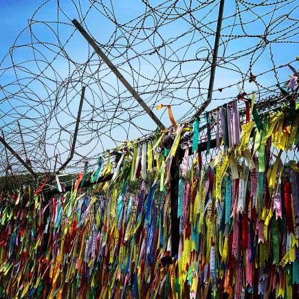 Freedom ribbons from visiting the DMZ