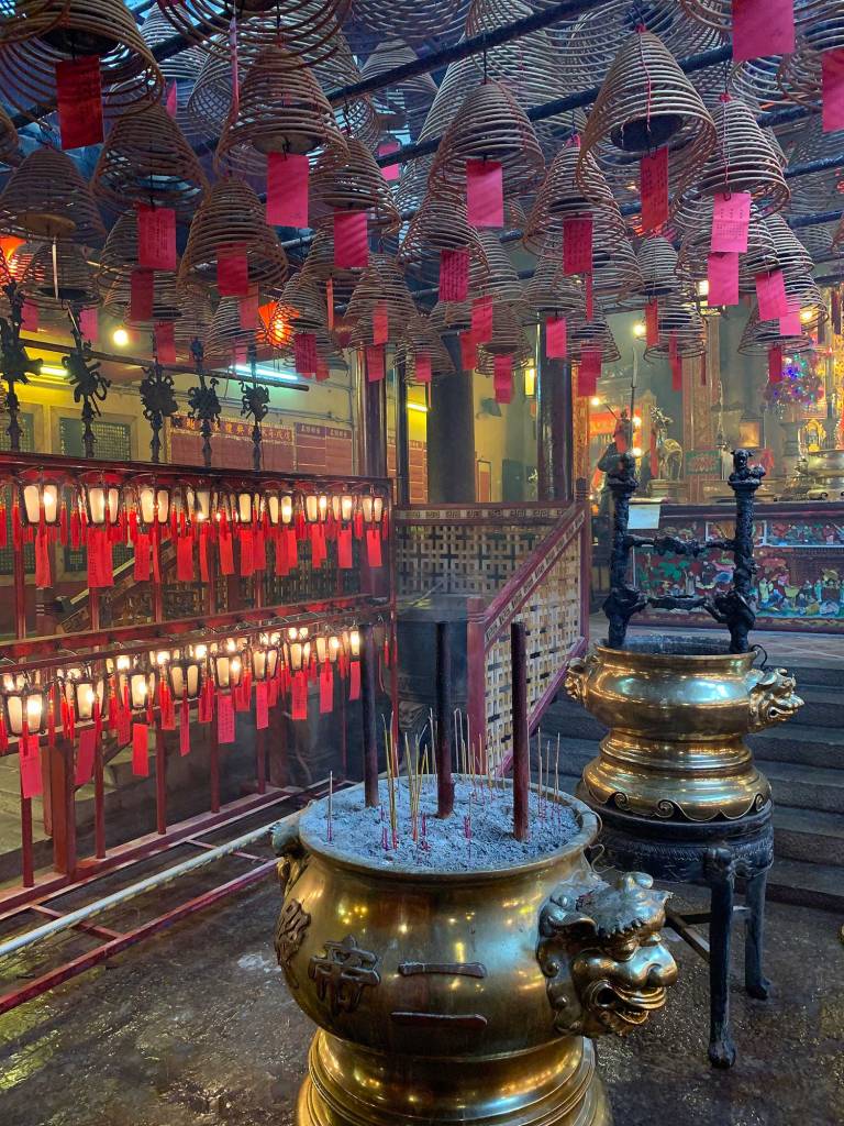 Man Mo Temple in Hong Kong