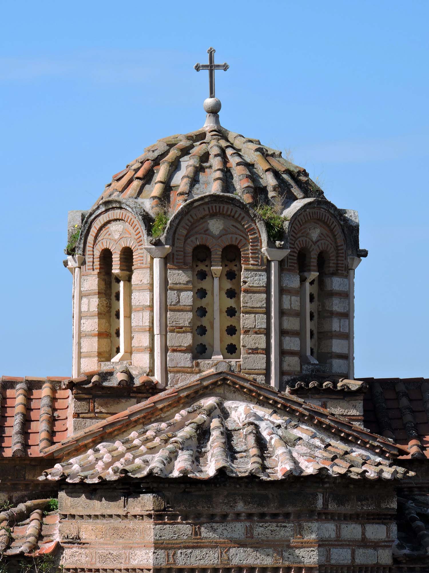 Detail shot of the Church of the Holy Apostles