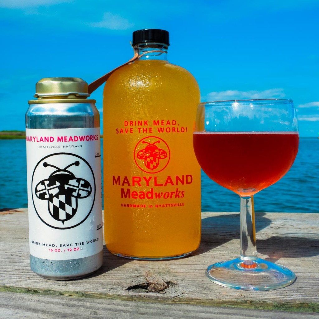 Glass of Maryland Meadworks for "What Is Mead, Anyway?" post