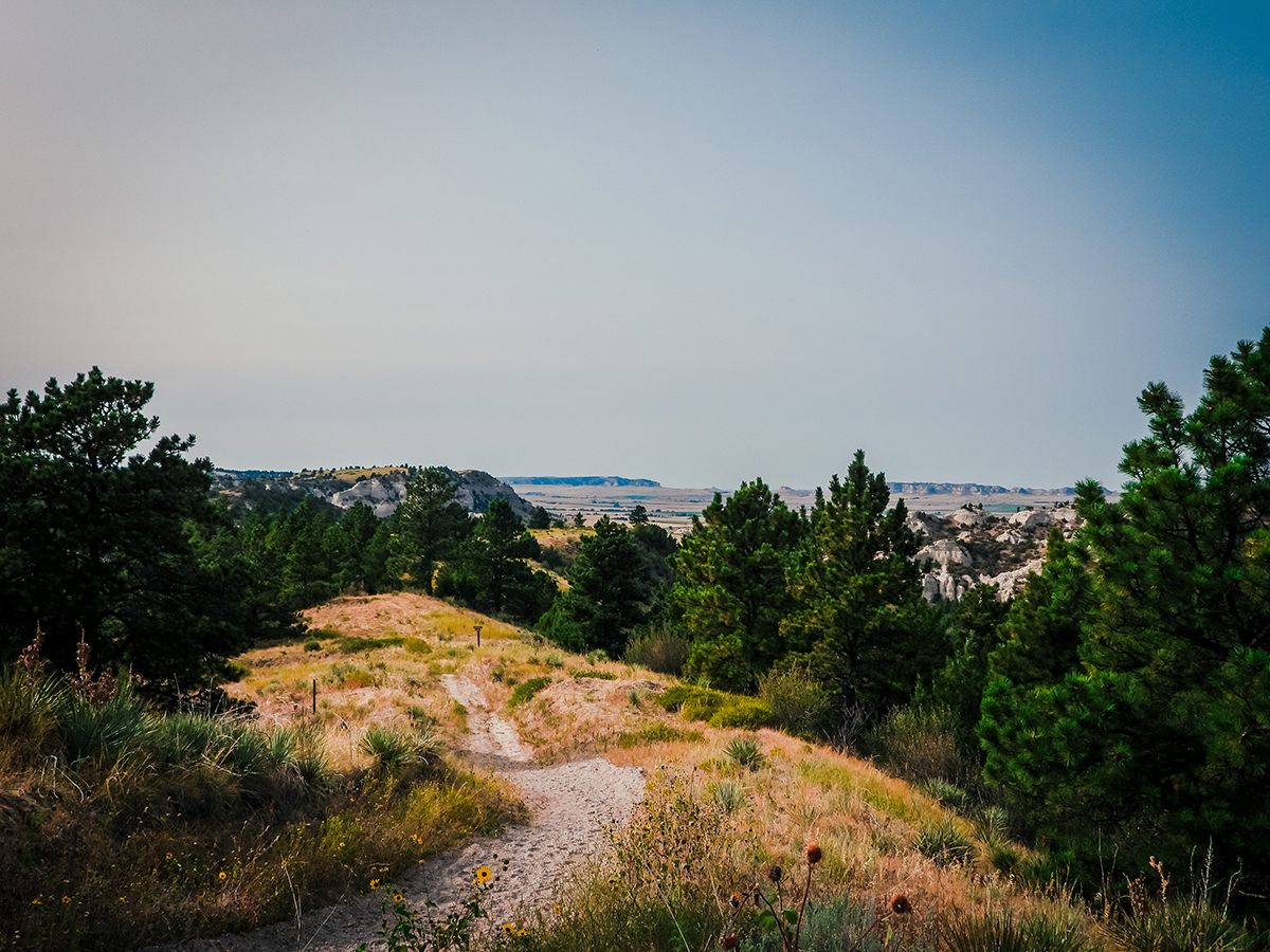 Wildcat Hills view on our Nebraska road-trip