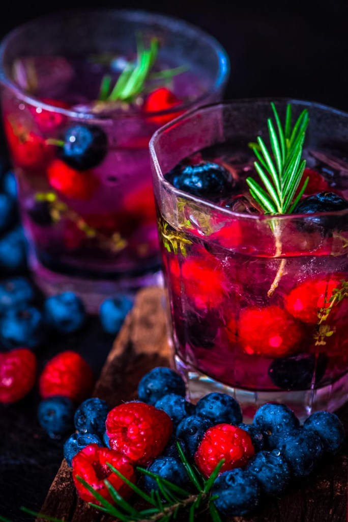 Berry Limoncello Sangria Christmas Cocktail