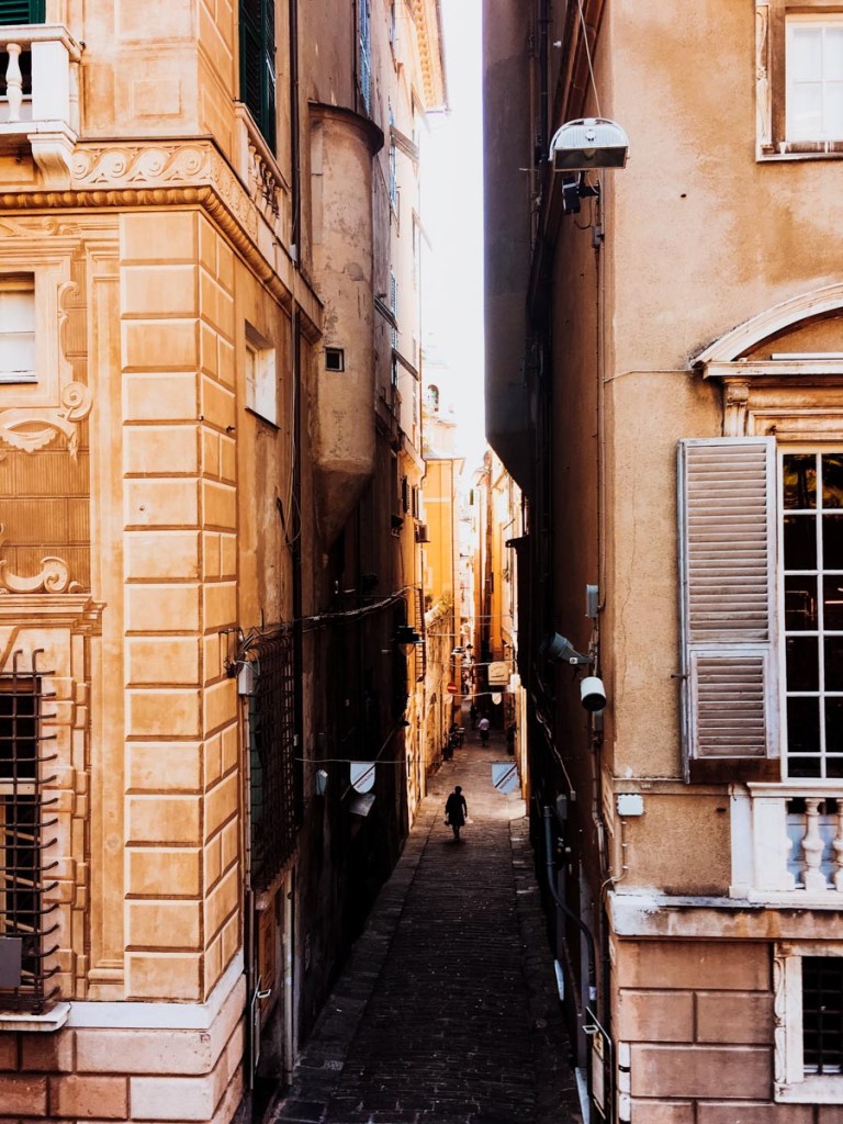 Alleyway in Genoa, Italy