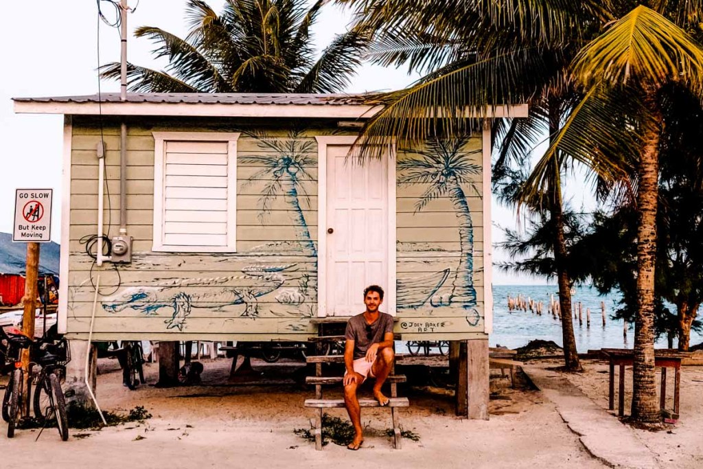 Fishing shed in Caye Caulker, Belize