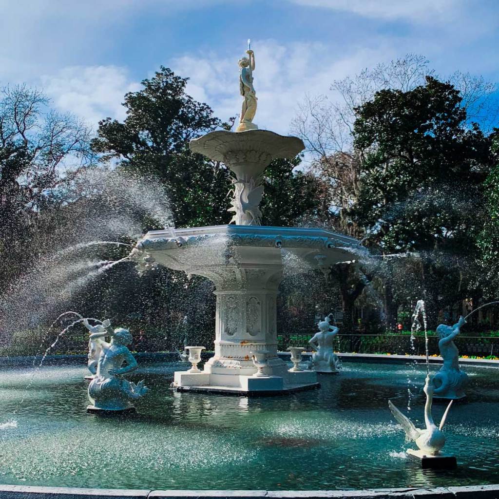 Forsyth Park Fountain, just one of many things to do in Savannah, Georgia