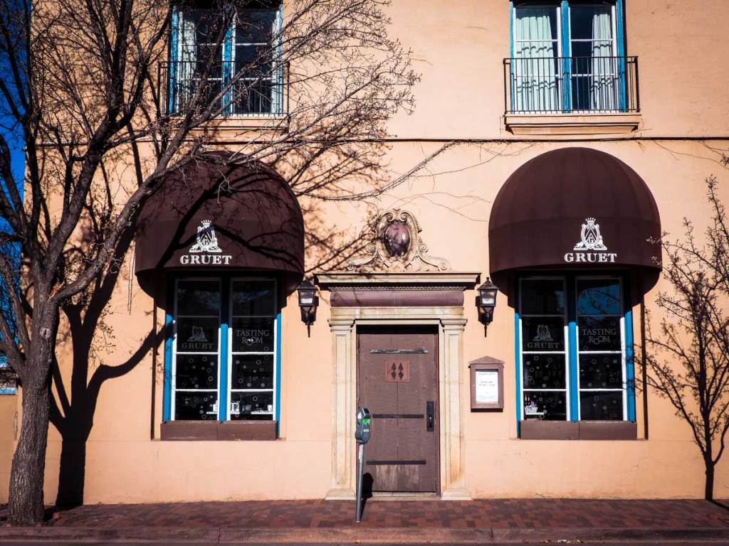 Gruet wine tasting room at St Francis Hotel in Santa Fe