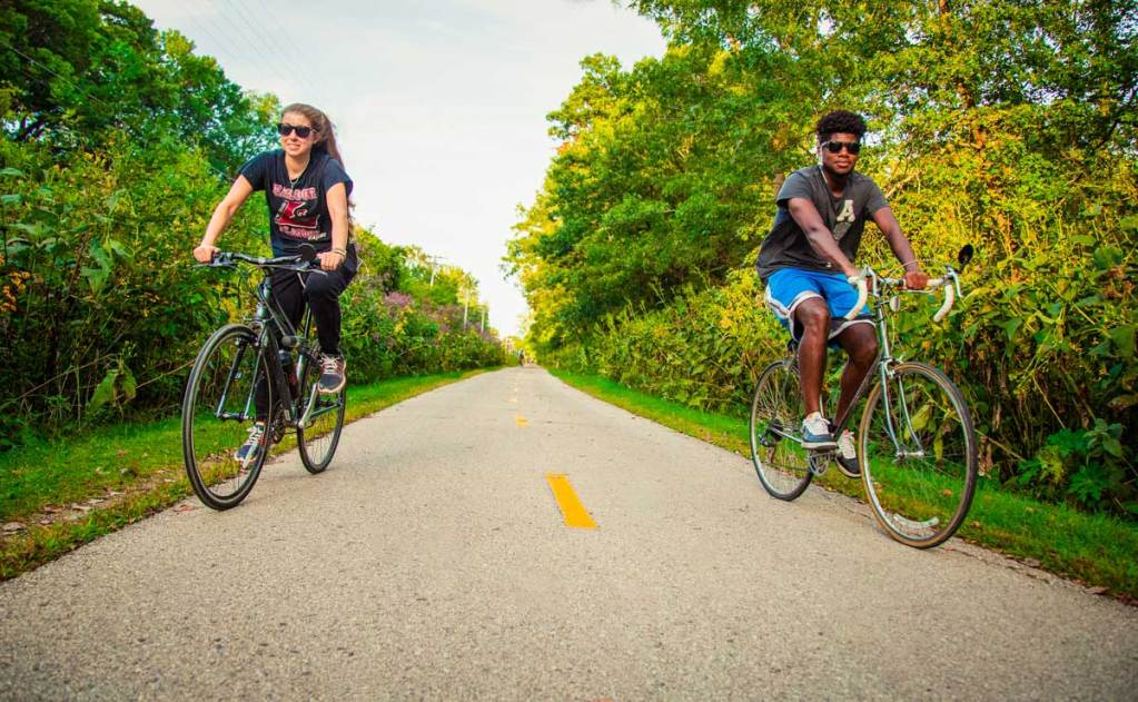all the bike trails, just one of many awesome things to do in madison wisconsin