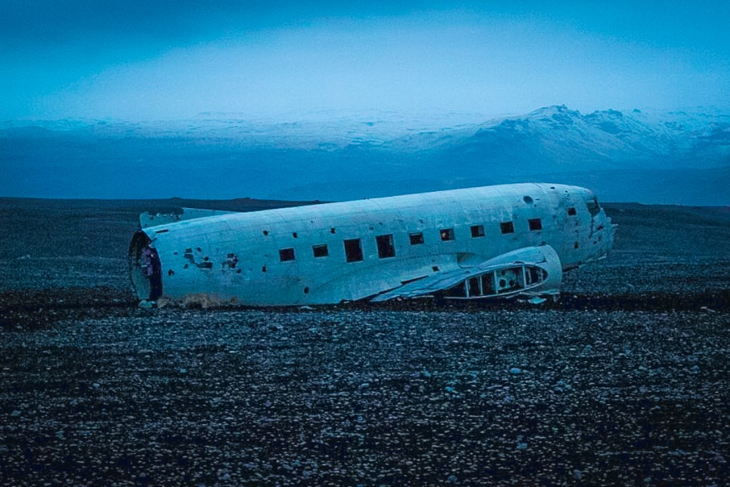 DC-3 plane wreck in Iceland - hidden gems of iceland